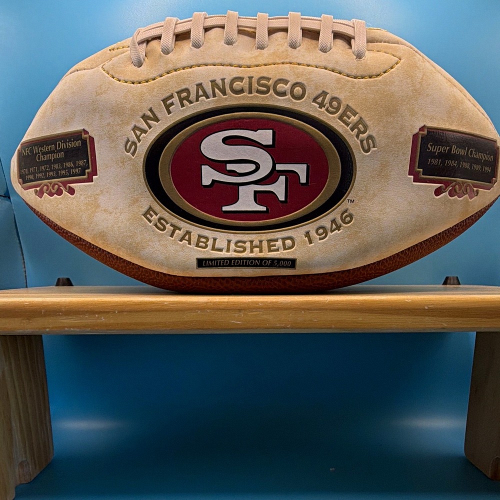 San Francisco 49ers Established 1946 Limited Edition Football Ball NEW no box